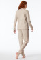 Pajamas long organic cotton ecru - Casual Nightwear