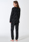Pyjamas long cuffs stars black - Teens Nightwear