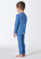 Pyjamas long fine rib cuffs vehicles blue - Kids Nightwear