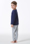 Pyjama long chiens skateboard bleu foncé - Boys World