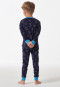 Pigiama lunghezza cani skateboard blu scuro - Boys World