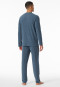 Pigiama lungo interlock jeans blu - selected! Premium Warming