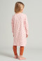 Long pajamas organic cotton leggings polka dots lettering pink - Natural Love