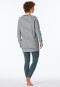 Pigiama A righe lunghe leggings jeans blu - Casual Essentials