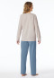 Pajamas long sand patterned - Comfort Essentials