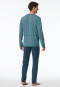 Pigiama a lunghe strisce blu denim - Long Life Soft