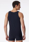 Blue-black sleeveless shirt - "Long Life Soft"