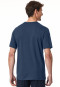 Shirt kurz arm V-Ausschnitt royal - Mix+Relax