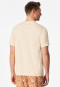 Shirt short sleeve beige - Mix+Relax
