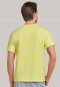 Shirt korte mouwen jersey knoopjespad geel - Mix+Relax