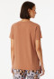 Shirt kurzarm rundhals rost - Mix+Relax