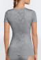 Short-sleeved shirt ultra lightweight seamless silver gray - Active Mesh Light