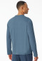 Maglietta manica lunga blu atlantico - Mix+ Relax