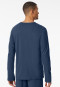 Shirt langarm V-Ausschnitt royal - Mix+Relax