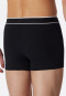 Boxer en coton bio, lot de 3, bande élastique noir - 95/5