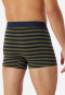 Shorts 3er-Pack Organic Cotton Webgummibund uni/gestreift mehrfarbig - 95/5