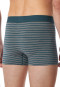 Pantaloncini confezione da 3 pezzi in cotone organico elastico in vita in tessuto tramato tinta unita/strisce - 95/5