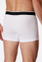 Boxer briefs 3-pack organic cotton woven elastic waistband white - 95/5