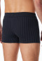 Shorts rayés bleu nuit - Fine Interlock