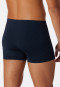 Shorts Micro-Qualität Nadelstreifen nachtblau/petrol - Pure Micro