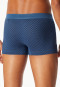 Shorts en coton bio imprimé bleu atlantique - Comfort Fit