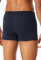Shorts en coton bio bleu nuit- Comfort Fit