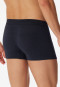 Shorts Organic Cotton Paspeln blau meliert - Comfort Fit