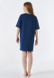 Sleepshirt manica corta in Organic Cotton college mouse blu notte - Nightwear