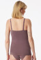 Débardeur à bretelles fines de grossesse mauve - Unique Maternity