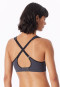 Soutien-gorge de sport Softcup à support moyen, de couleur anthracite - Active