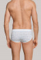 2-pack sport brief with fly, white checked -- Essentials