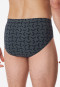 Supermini 3er-Pack Organic Cotton dunkelblau gemustert - 95/5