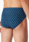 Supermini Slip blau kariert - 95/5