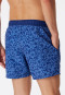 Swimshorts woven fabric flowers patterned navy - Casual Swim