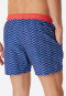 Swimshorts woven fabric swimmer patterned red - Casual Swim