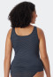 Tank tops 2-pack midnight blue ringed - Modal Essentials