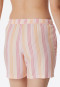 Pantaloni in tessuto a righe corte multicolore - Mix+Relax
