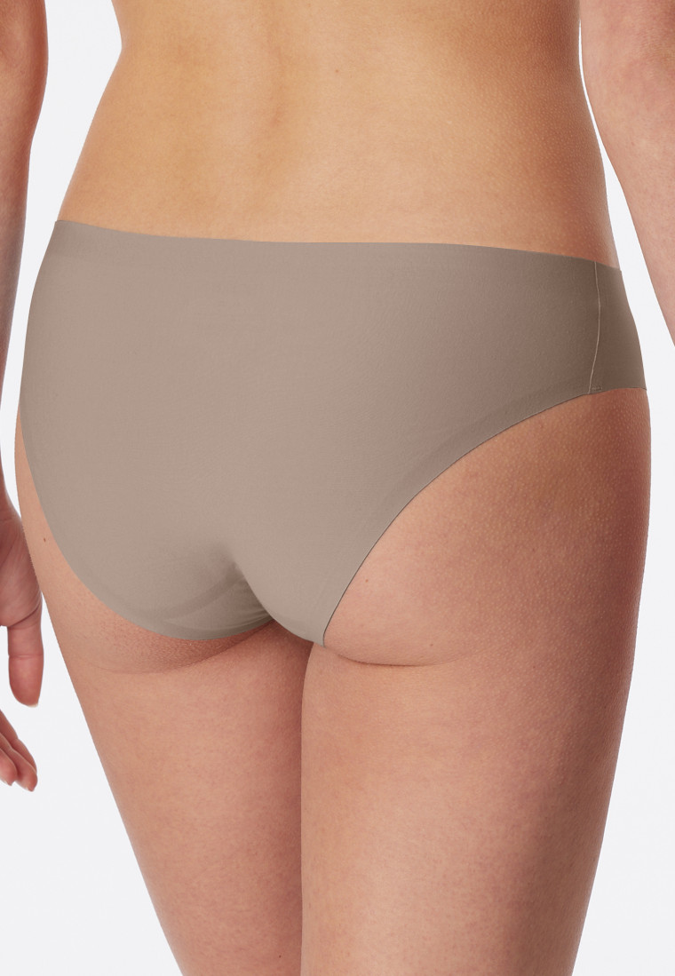 Briefs seamless clay red - Invisible Cotton