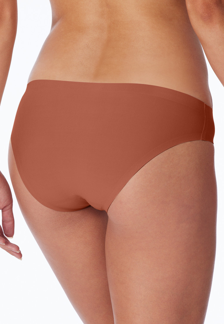 Culotte sans coutures terracotta - Invisible Cotton