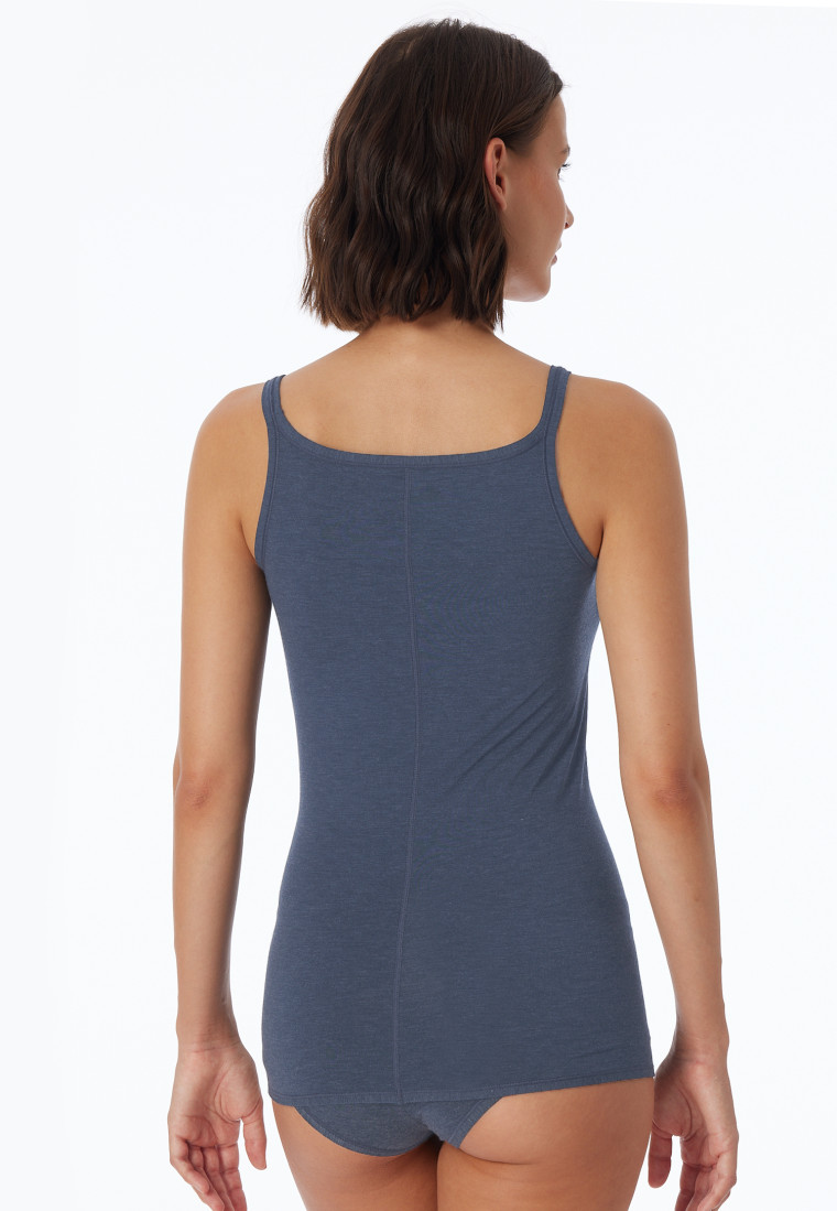 Spaghetti-Top jeansblau - Personal Fit
