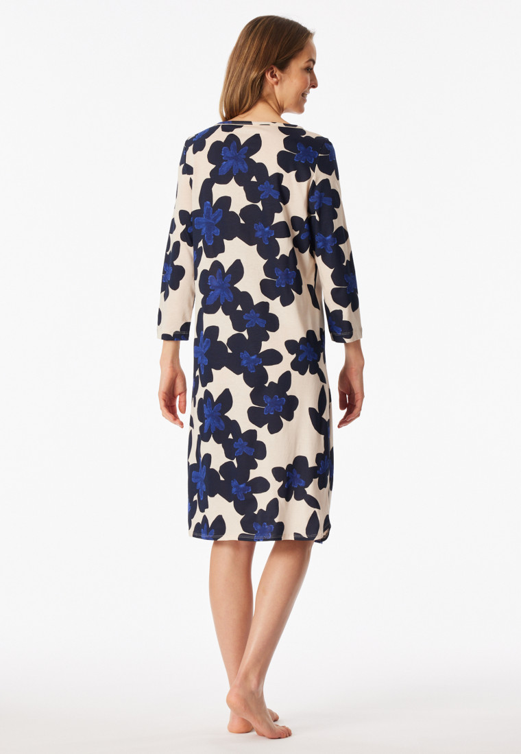 Camicia da notte con stampa floreale multicolore 4 - Comfort Nightwear