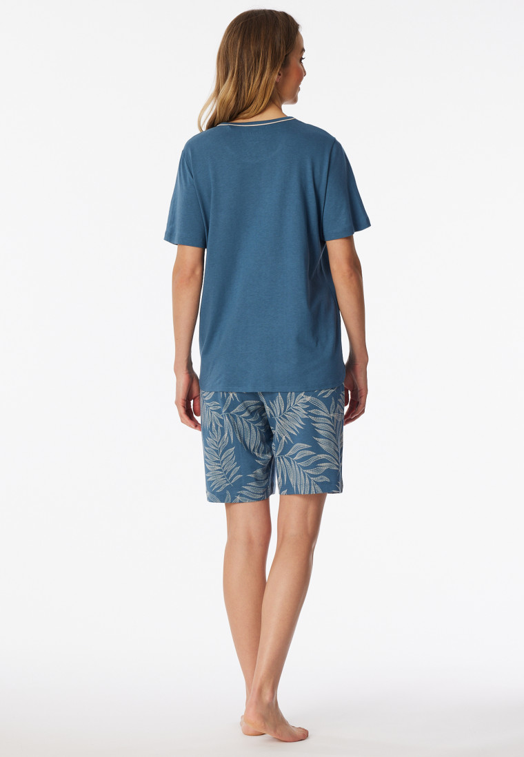 Short pyjamas atlantic blue - Comfort Nightwear