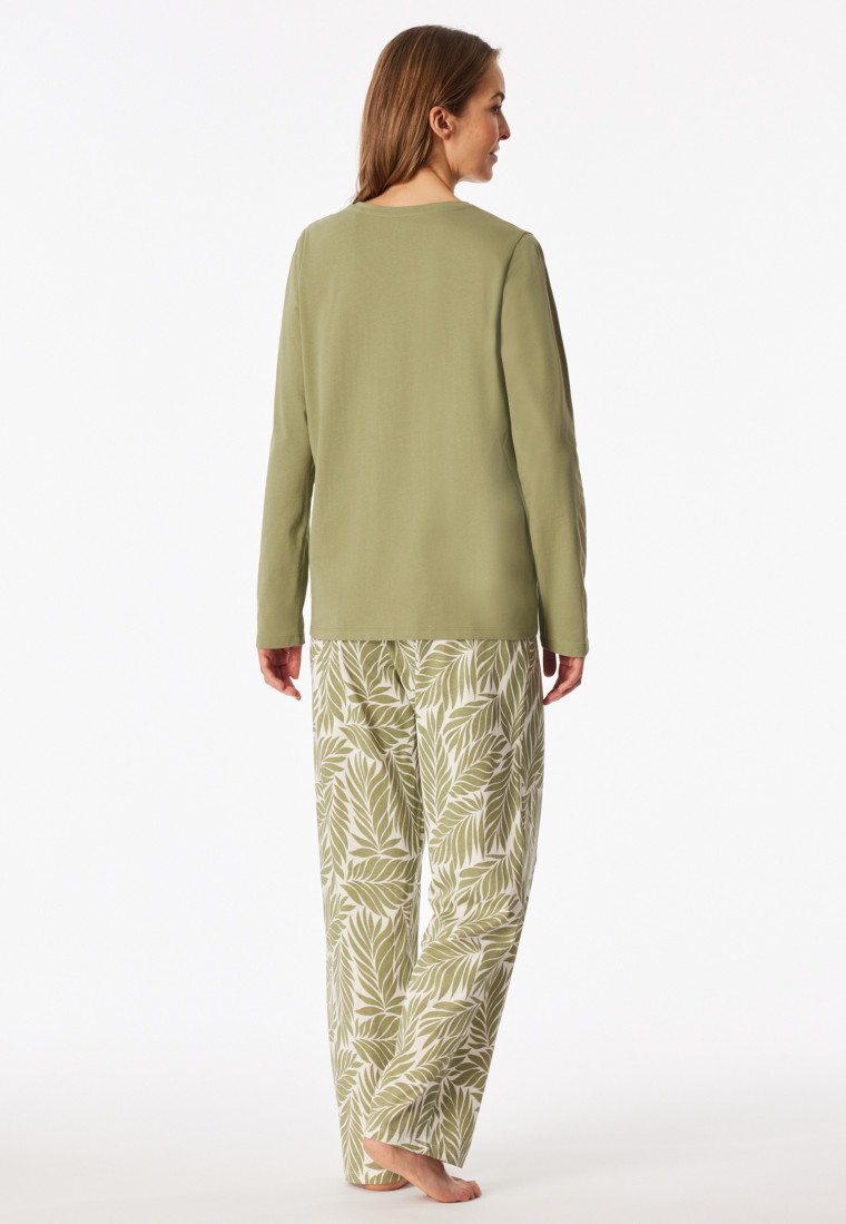 Schlafanzug lang linde - Comfort Essentials