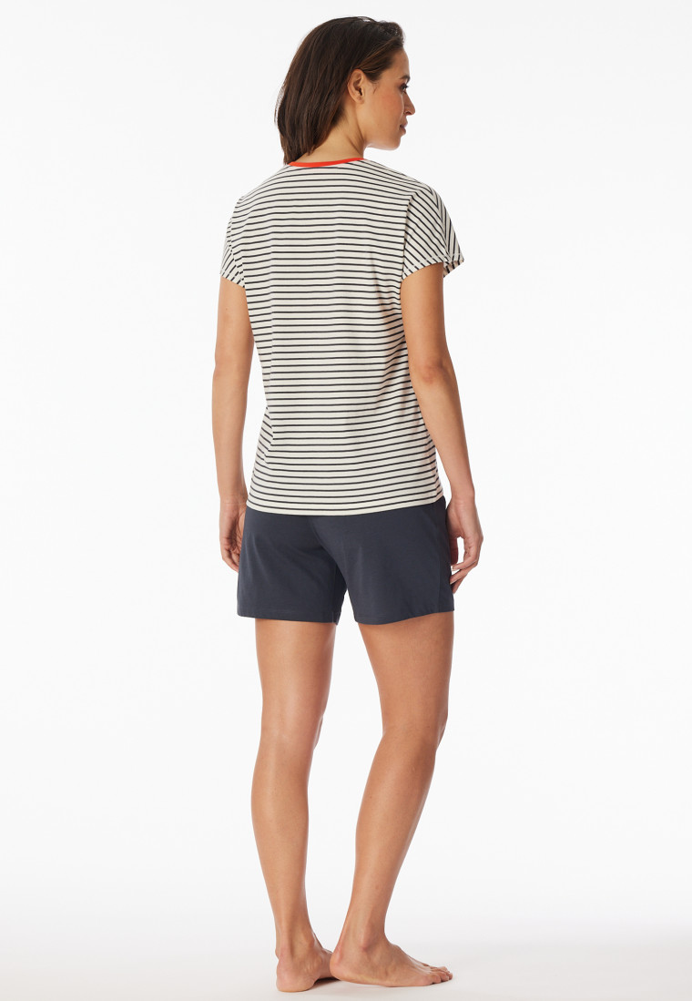 Pigiama corto off-white - Casual Essentials