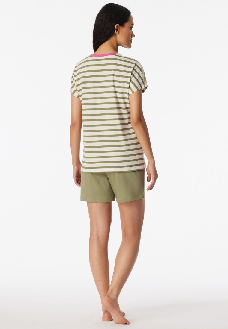 Schlafanzug kurz wonder white heater - Casual Essentials