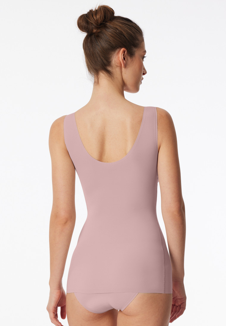 Strap top microfiber removable pads soft pink - Invisible Soft