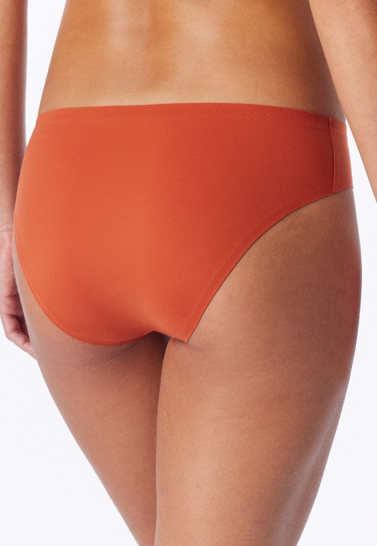 Slip rio in microfibra terracotta - Invisible Soft