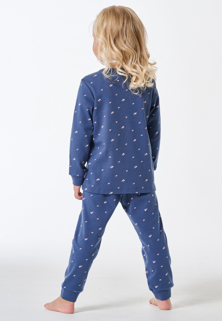 Long pyjamas interlock mouse denim blue - Kids Nightwear