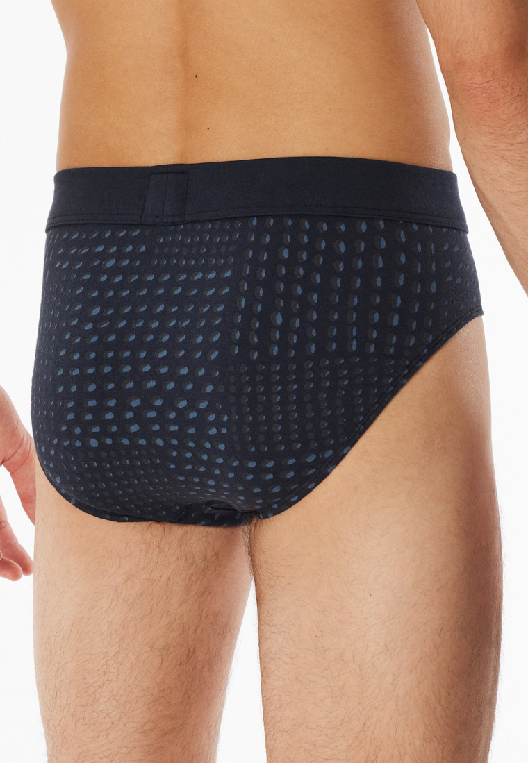 Mini-slip Fine Interlock graphite imprimé - Fine Interlock