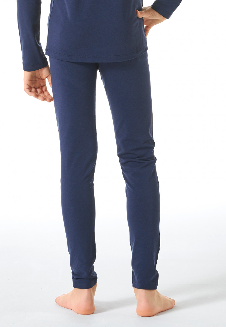 Unterhose lang unisex wärmend dunkelblau - Thermo